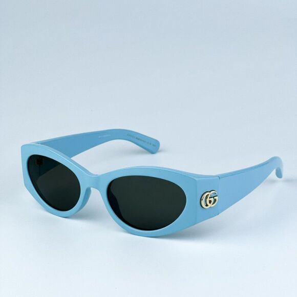 NEW Gucci GG1401S 004 Light Blue Grey Women Cat Eye Sunglasses GG 1401S - Picture 8 of 14